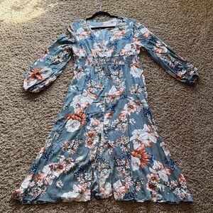 Floral Long Sleeve Dress